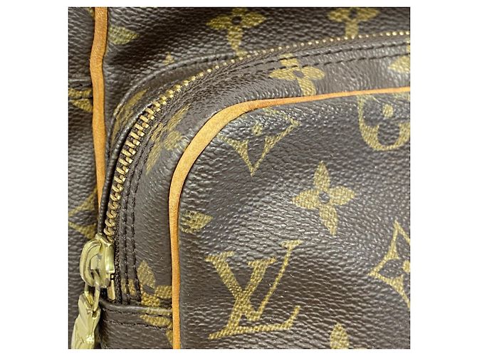 Borsa a tracolla Louis Vuitton Monogram Nile Marrone - vista 9