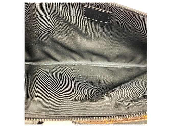 Sac banane Louis Vuitton Monogram Macassar Christopher Marron - vue 4