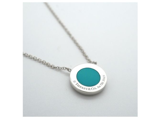 Collana Tiffany & Co. T Two Circle Blu - vista 2