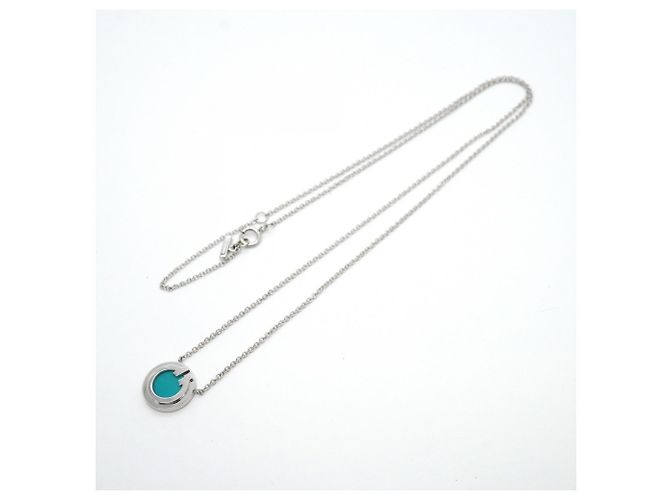 Collana Tiffany & Co. T Two Circle Blu - vista 3