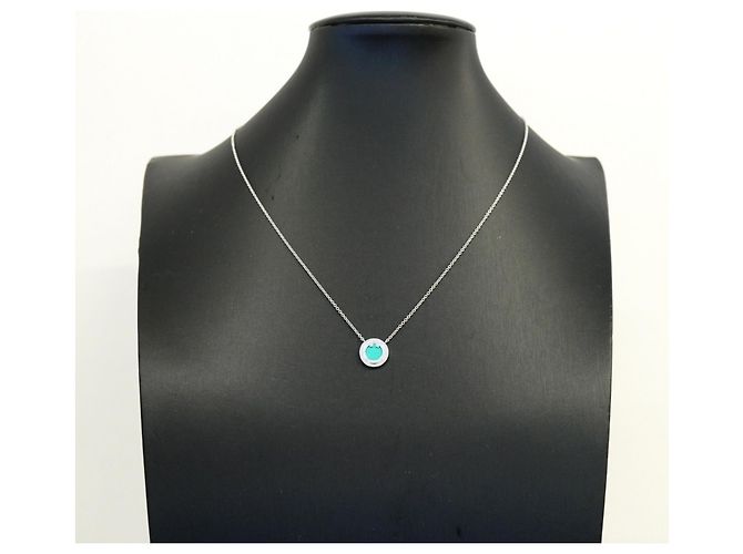 Collana Tiffany & Co. T Two Circle Blu - vista 7