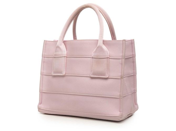 Mini borsa tote in tessuto rosa Salvatore Ferragamo - vista 2
