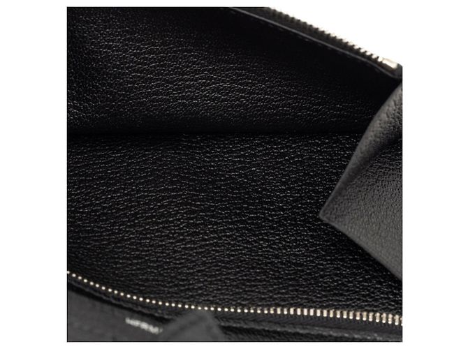 Hermès Cartera larga Hermes Bearn Soufflé Negro - vista 6