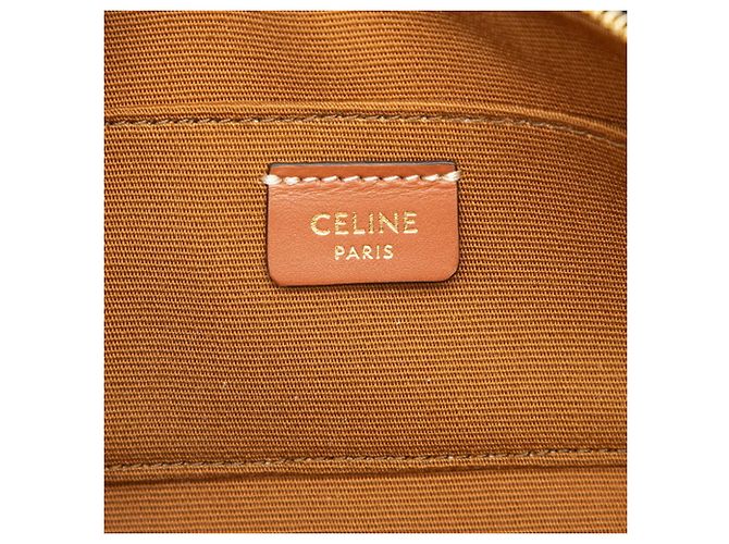 Céline Celine Triomphe Cuile Schultertasche Braun - Ansicht 5