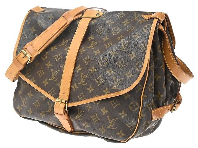 Louis Vuitton Saumur Monogram Canvas 35 Braun - Ansicht 3