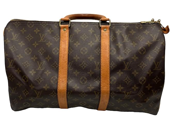 Louis Vuitton Keepall Monogram Canvas 45 Marrone - vista 2