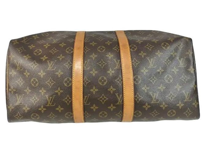 Louis Vuitton Keepall Monogram Canvas 45 Marrone - vista 3