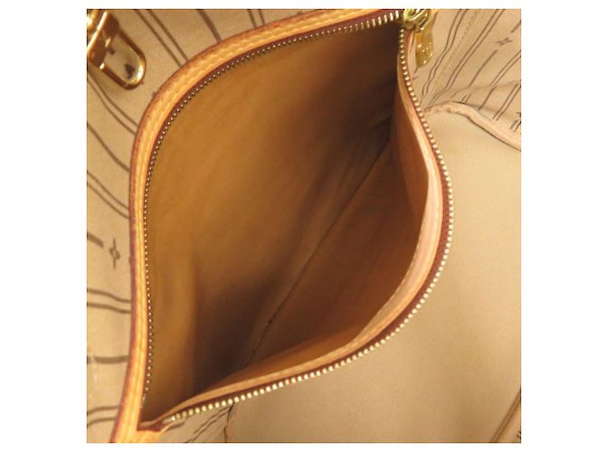 Borsa Tote Louis Vuitton Neverfull MM Monogram Marrone Monogramma - vista 6