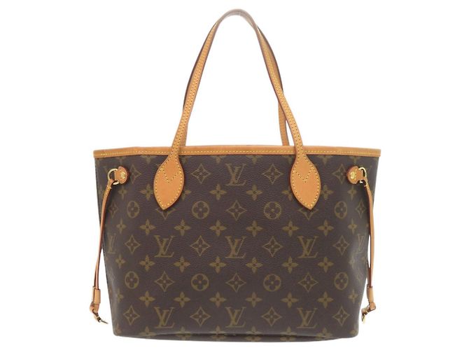 Borsa Tote Louis Vuitton Neverfull PM Monogram Beige Monogramma - vista 2