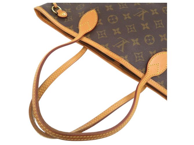 Borsa Tote Louis Vuitton Neverfull PM Monogram Beige Monogramma - vista 7