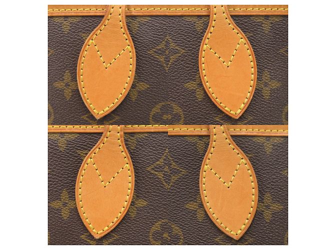 Borsa Tote Louis Vuitton Neverfull PM Monogram Beige Monogramma - vista 8