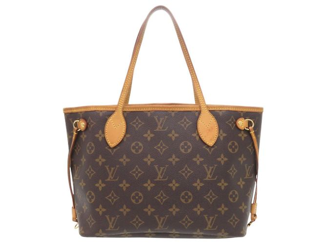 Borsa Tote Louis Vuitton Neverfull PM Monogram Beige Monogramma - vista 2