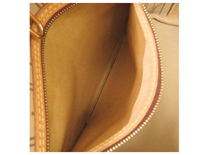 Borsa Tote Louis Vuitton Neverfull PM Monogram Beige Monogramma - vista 6