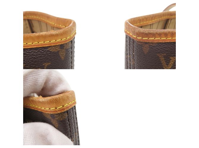 Borsa Tote Louis Vuitton Neverfull PM Monogram Beige Monogramma - vista 8