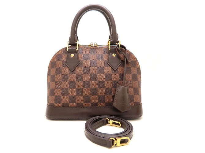 Borsa Louis Vuitton Damier Alma BB Damier ebene - vista 2