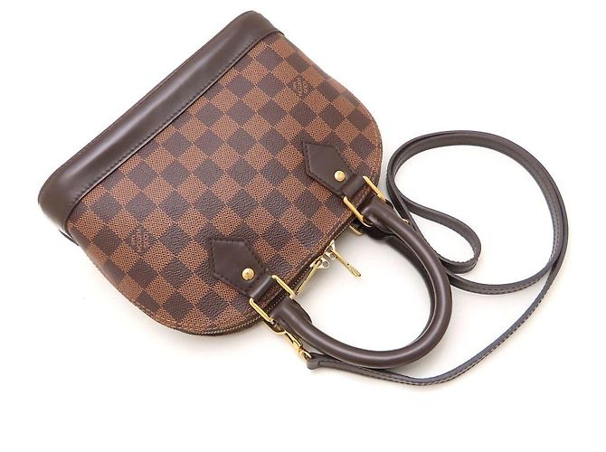 Borsa Louis Vuitton Damier Alma BB Damier ebene - vista 5