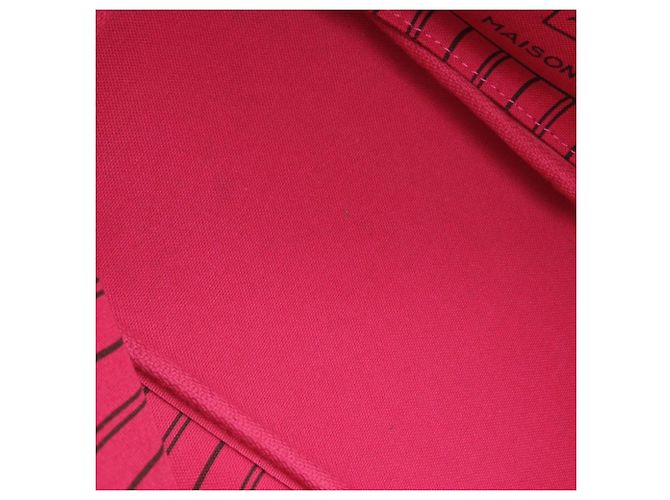 Borsa Tote Louis Vuitton Monogram Neverfull PM Marrone Fuschia - vista 13