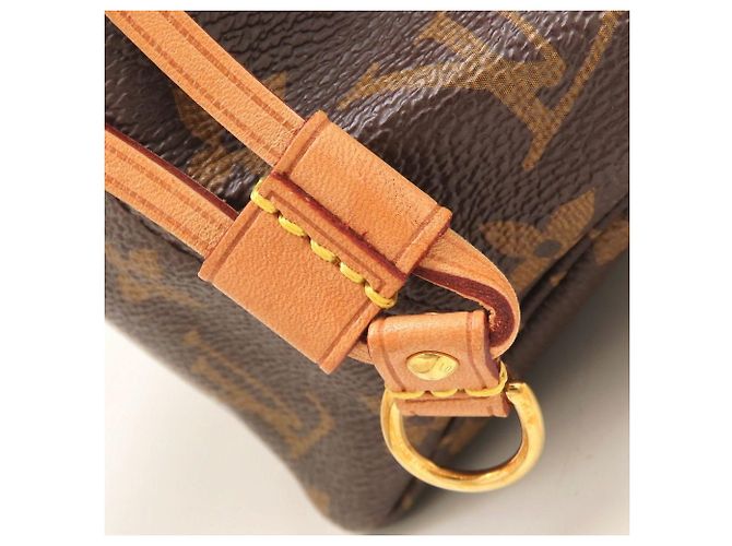 Borsa Tote Louis Vuitton Monogram Neverfull PM Marrone Fuschia - vista 23