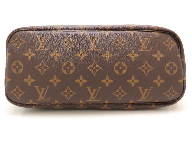 Borsa Tote Louis Vuitton Monogram Neverfull PM Marrone Fuschia - vista 4