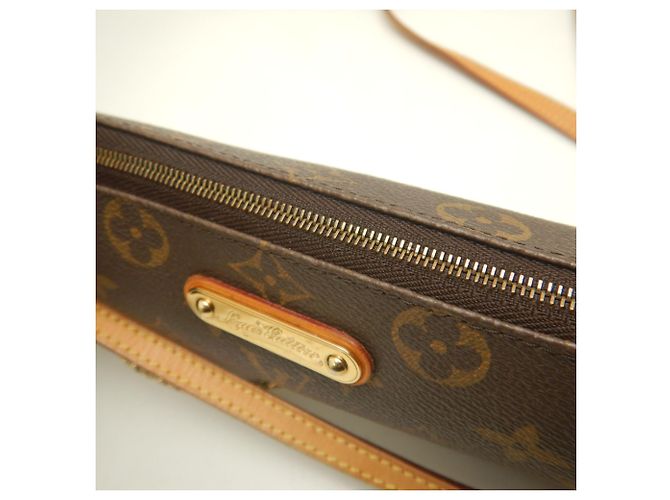 Borsa a tracolla Louis Vuitton Monogram Eva Marrone - vista 11