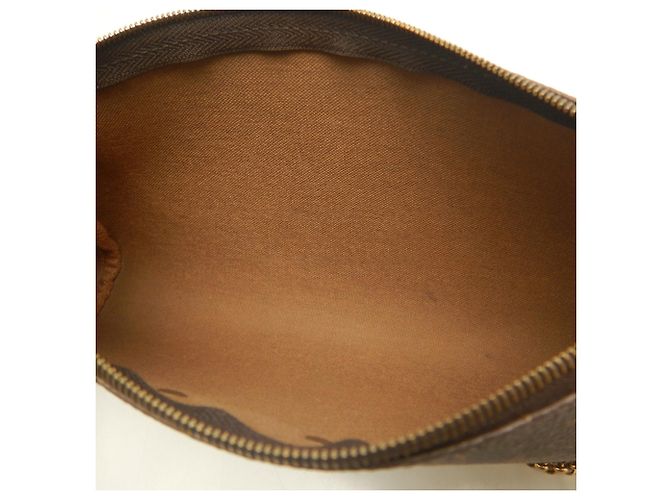 Borsa a tracolla Louis Vuitton Monogram Eva Marrone - vista 4