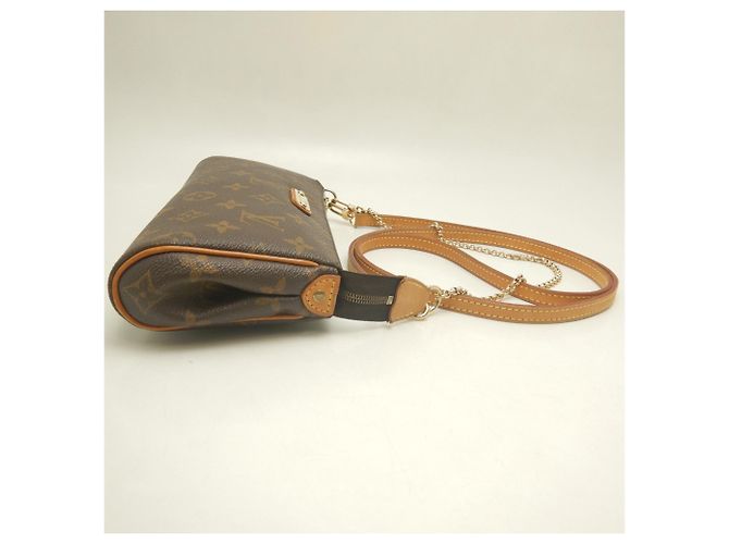 Borsa a tracolla Louis Vuitton Monogram Eva Marrone - vista 6