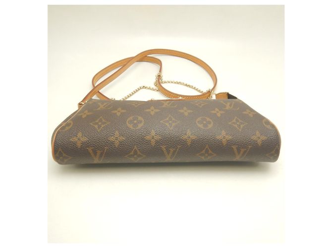 Borsa a tracolla Louis Vuitton Monogram Eva Marrone - vista 7