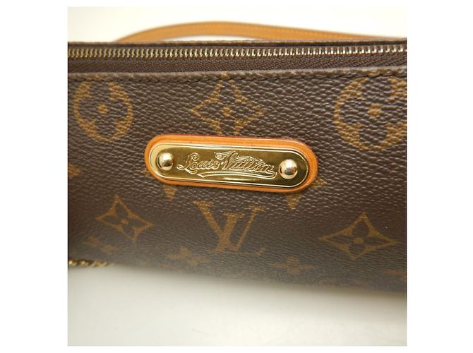 Borsa a tracolla Louis Vuitton Monogram Eva Marrone - vista 9