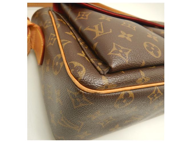 Louis Vuitton Monogram Vivacite GM Schultertasche Braun - Ansicht 14