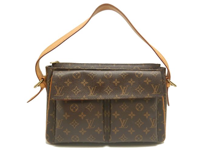 Louis Vuitton Monogram Vivacite GM Schultertasche Braun - Ansicht 2