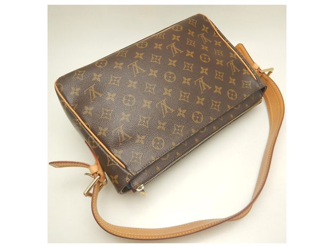 Louis Vuitton Monogram Vivacite GM Schultertasche Braun - Ansicht 3