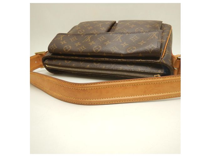 Louis Vuitton Monogram Vivacite GM Schultertasche Braun - Ansicht 4