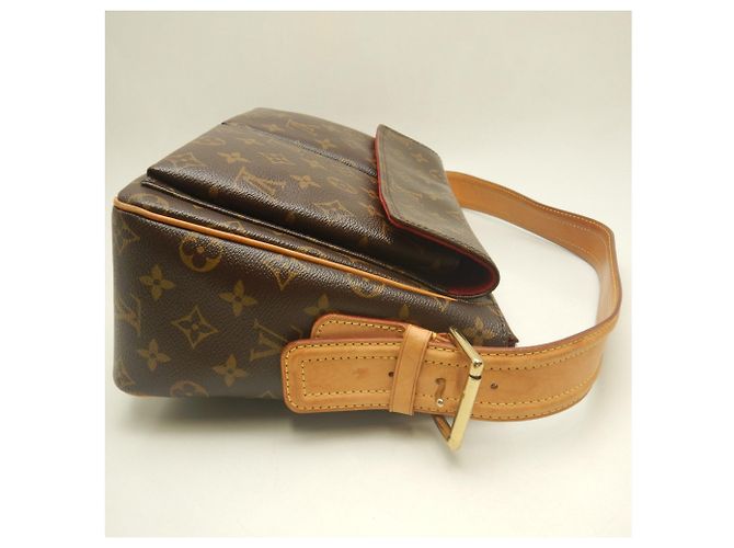 Louis Vuitton Monogram Vivacite GM Schultertasche Braun - Ansicht 6