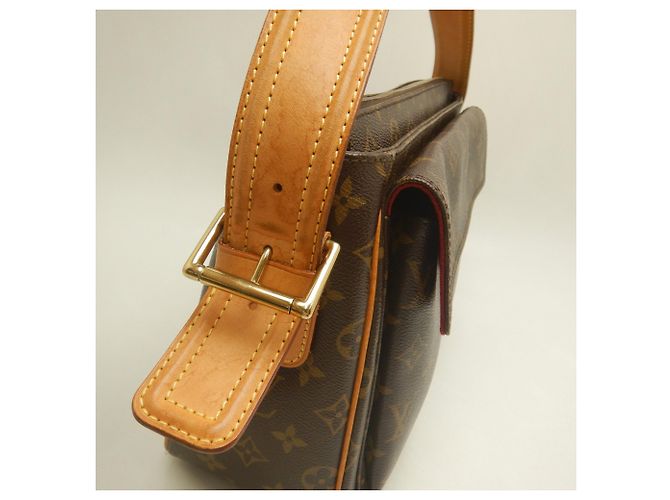 Louis Vuitton Monogram Vivacite GM Schultertasche Braun - Ansicht 8