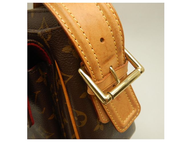 Louis Vuitton Monogram Vivacite GM Schultertasche Braun - Ansicht 9