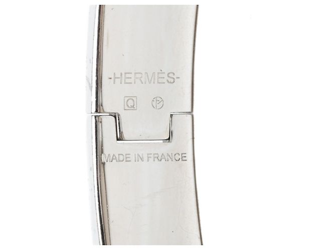 Hermès Bracciale smaltato Hermes Click H PM Argento Arancione - vista 4