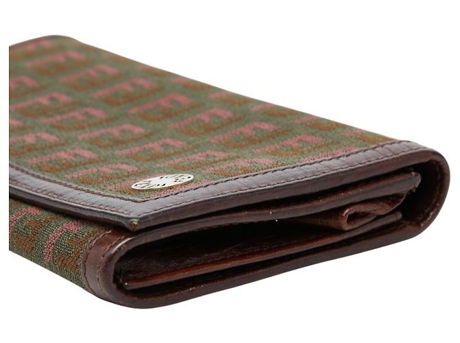 Fendi Zucca langes Portemonnaie Braun Khaki - Ansicht 4