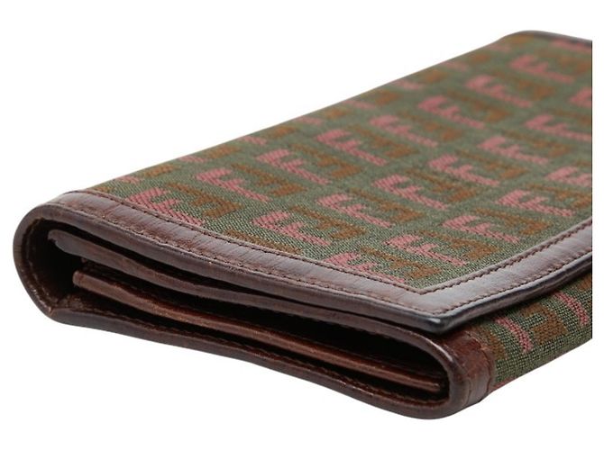 Fendi Zucca langes Portemonnaie Braun Khaki - Ansicht 5