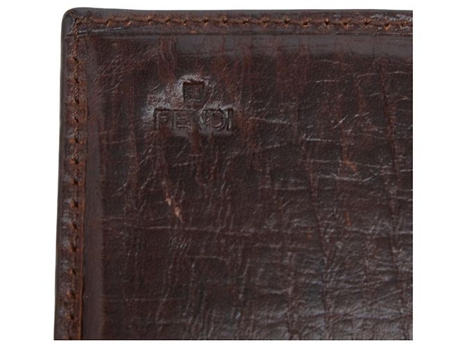 Fendi Zucca langes Portemonnaie Braun Khaki - Ansicht 6
