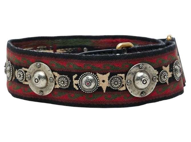 Tracolla Christian Dior Nero Multicolore - vista 3