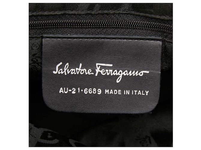 Bolsa Salvatore Ferragamo Vara Chain Castanho escuro - vista 11