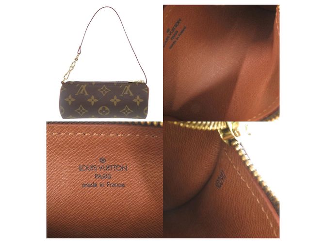 Borsa a mano Louis Vuitton Papillon 30 Marrone Monogramma - vista 10