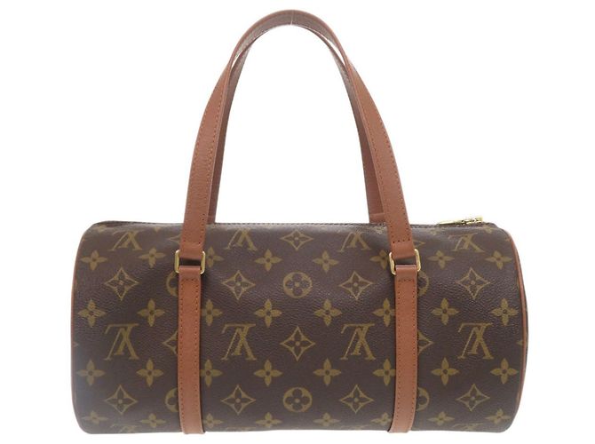 Borsa a mano Louis Vuitton Papillon 30 Marrone Monogramma - vista 2
