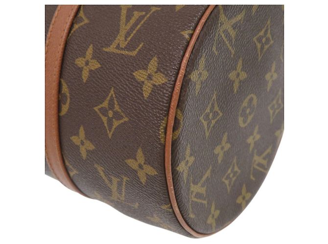 Borsa a mano Louis Vuitton Papillon 30 Marrone Monogramma - vista 4
