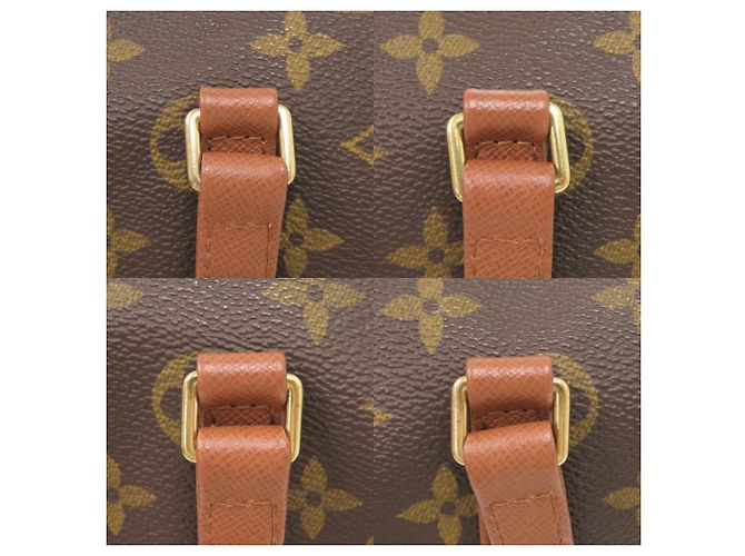 Borsa a mano Louis Vuitton Papillon 30 Marrone Monogramma - vista 8