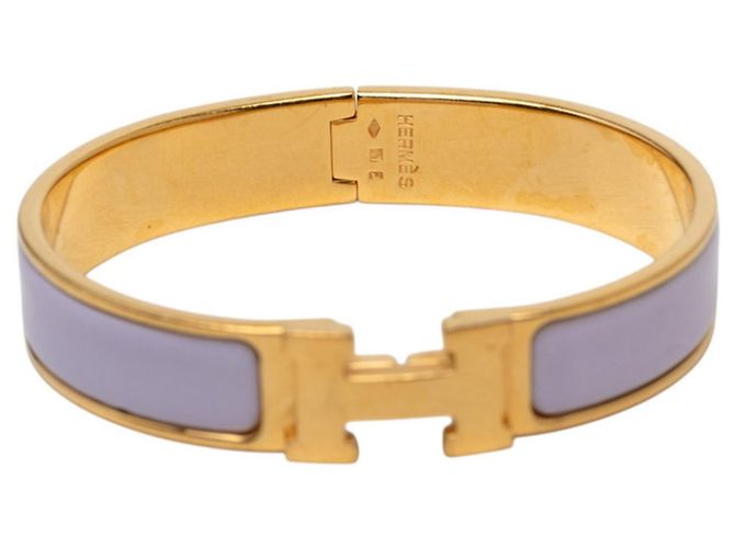 Hermès Click H PM Armband Golden Lila - Ansicht 4