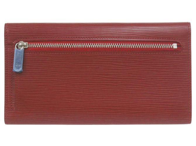 Louis Vuitton Portefeuille Eugenie Epi Red Long Wallet Rosso - vista 2