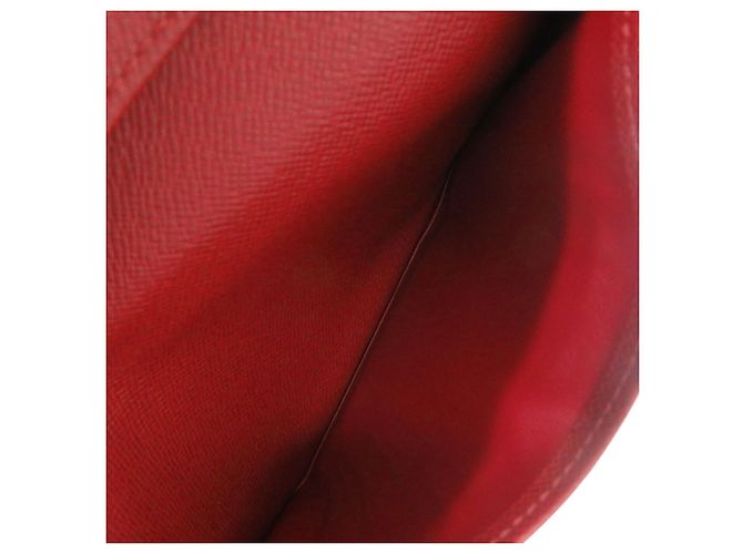 Louis Vuitton Portefeuille Eugenie Epi Red Long Wallet Rosso - vista 6