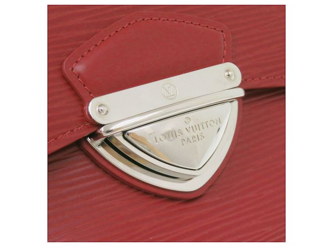 Louis Vuitton Portefeuille Eugenie Epi Red Long Wallet Rosso - vista 7
