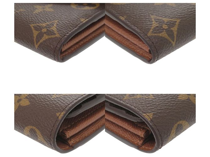 Louis Vuitton Portefeuille Sarah Monogram Long Wallet Marrone Monogramma - vista 4